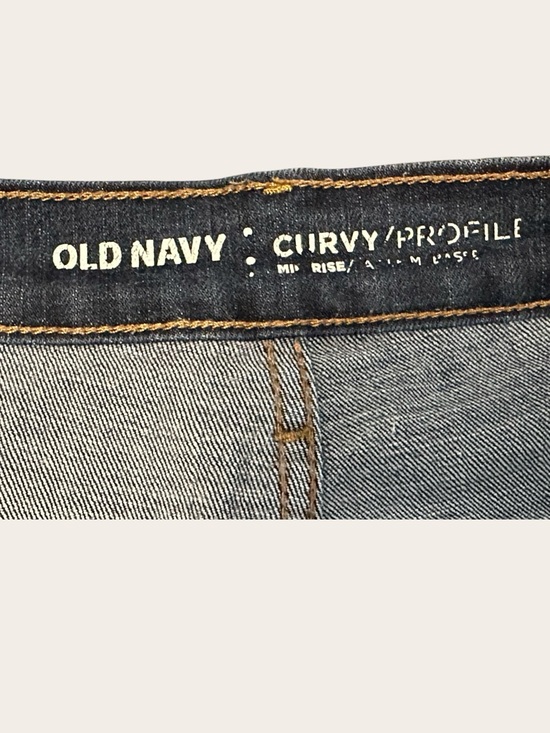 🌻 Old Navy Mid-Rise Curvy Straight-Leg Jeans #667 - Picture 10 of 12